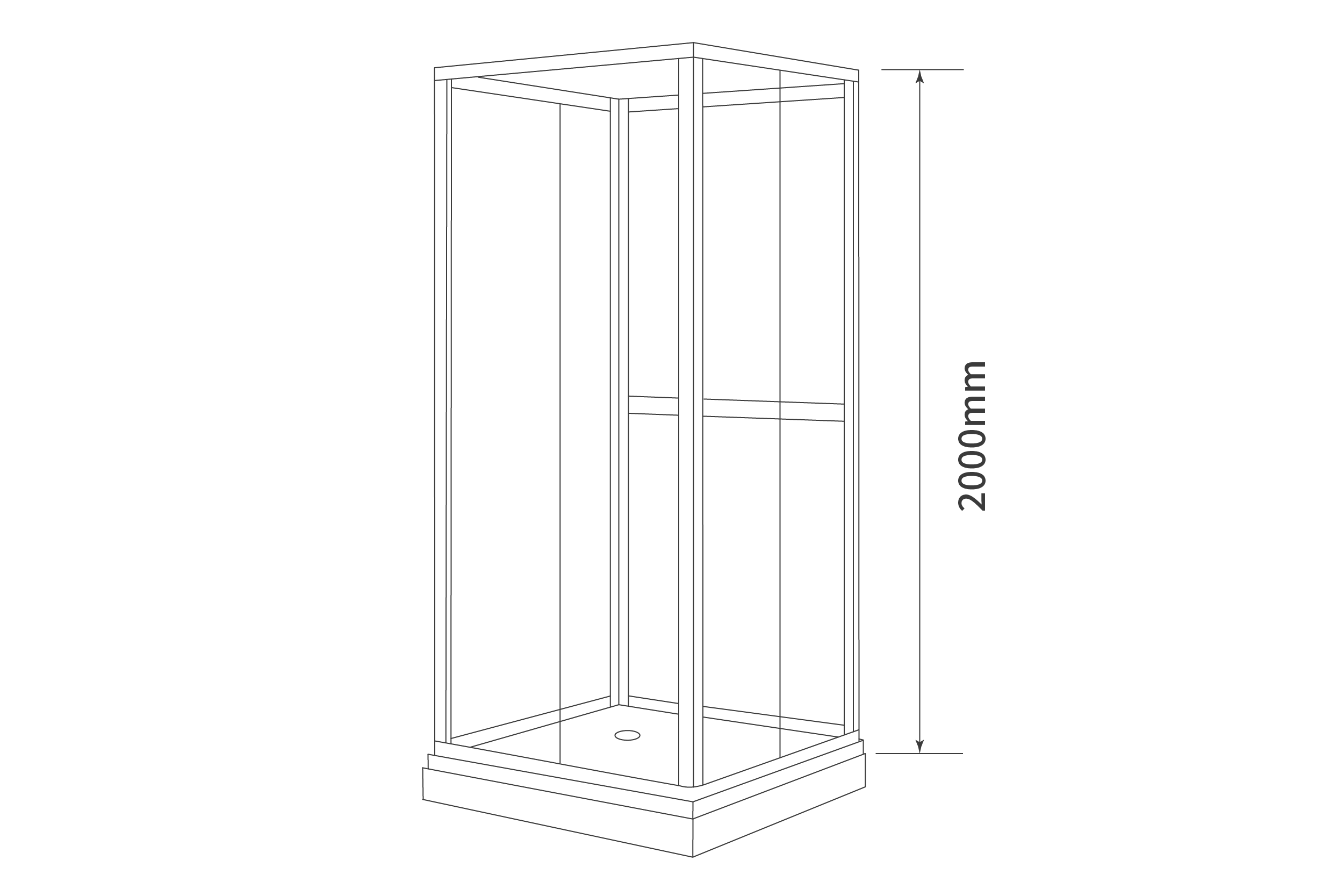 JKD Square Shower Cabin KJ Bath JKD Square Shower Cabin KJ Bath