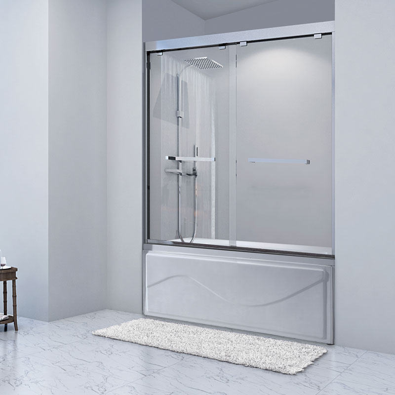 JP822ⅳ Double Sliding Shower Door | KJ Bath