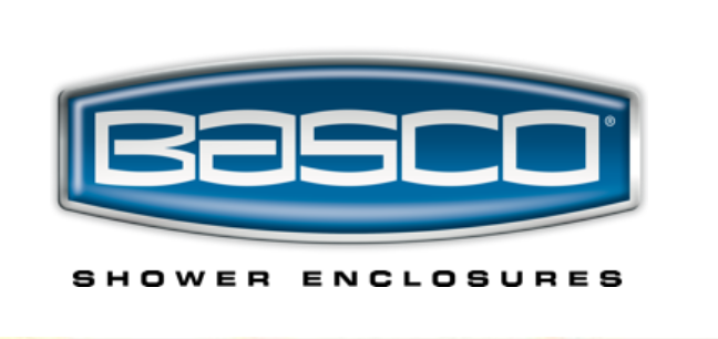 the logo of Basco Shower Enclosures