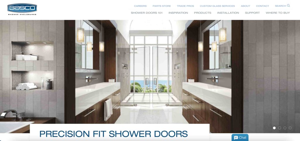 Bascoshowerdoor banner