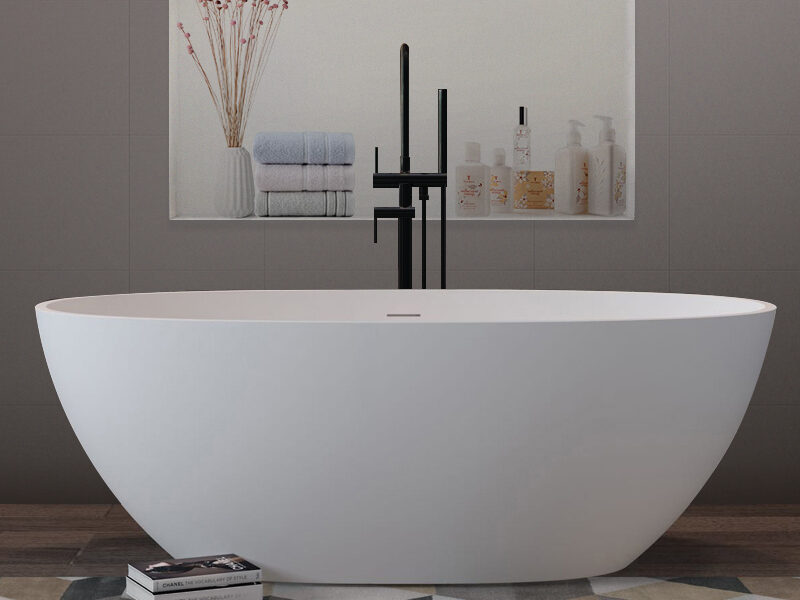 8801 white artificial stone tub