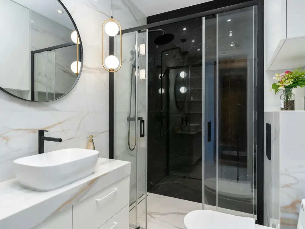 single slide vs dual slide shower doors cover