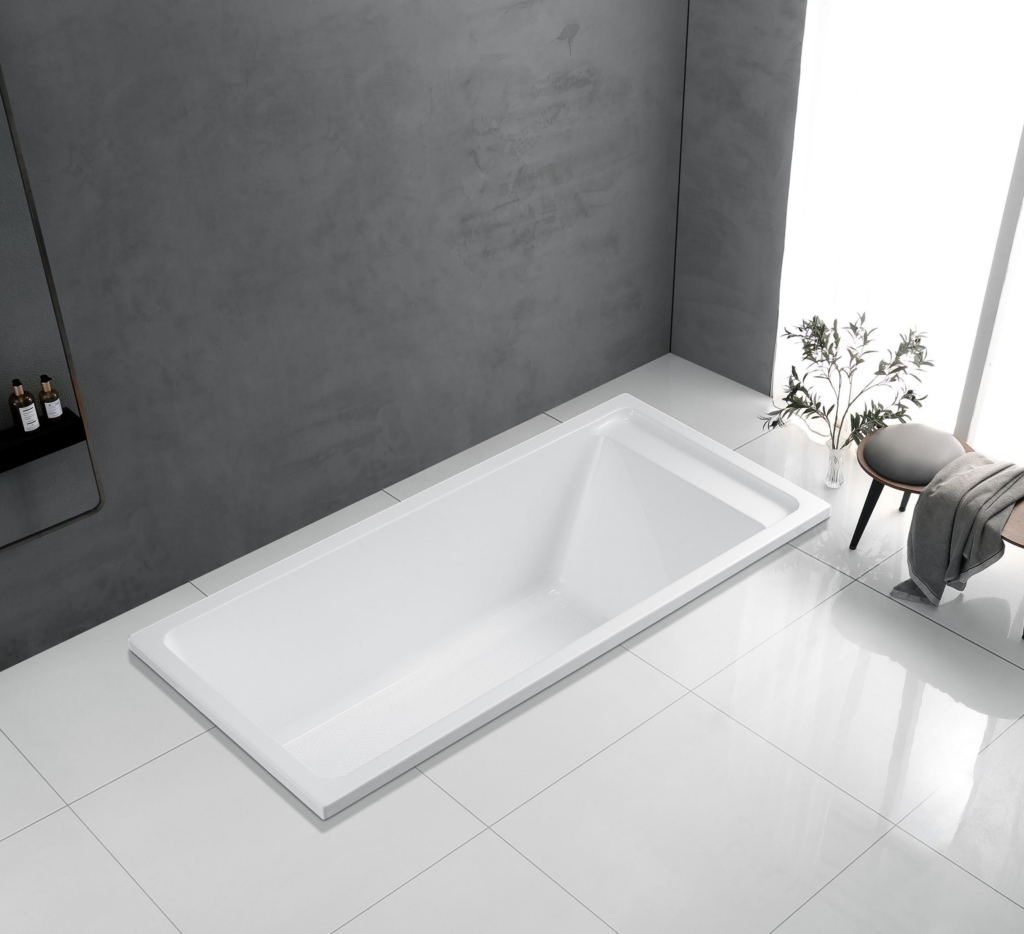 EE613 Oval Recessed Acrylic Bathtub