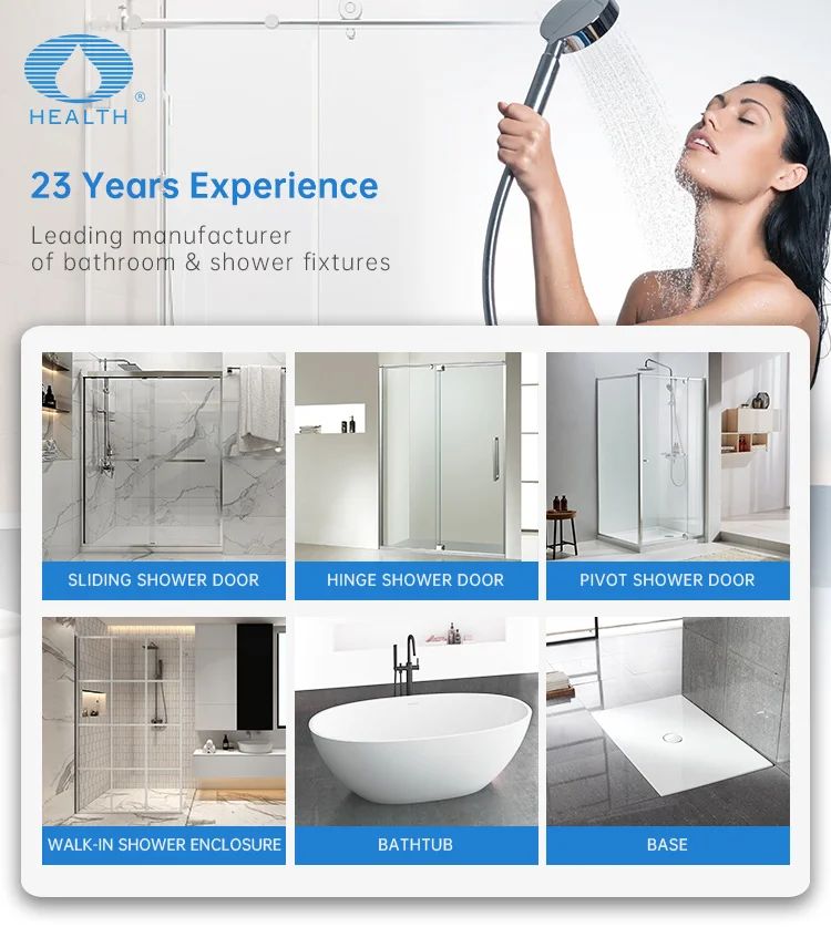 JP0219 frameless sliding shower door