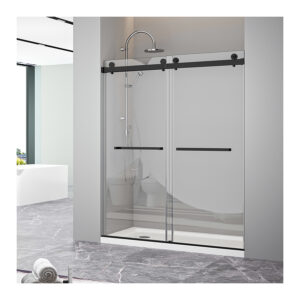 JP0219A Bathroom Sliding Glass Shower Door