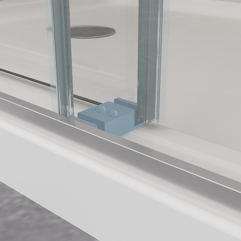 JP0219 frameless sliding shower door